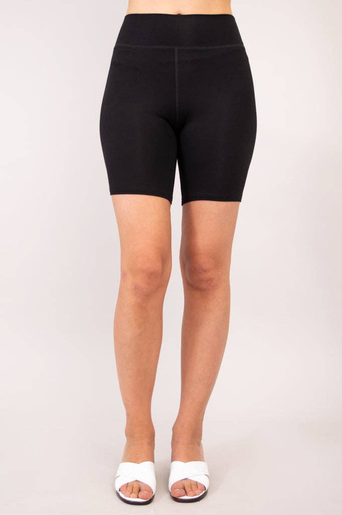 Blue Sky Clothing Co LLC - Hallie Shorts, Black, Bamboo: MEDIUM