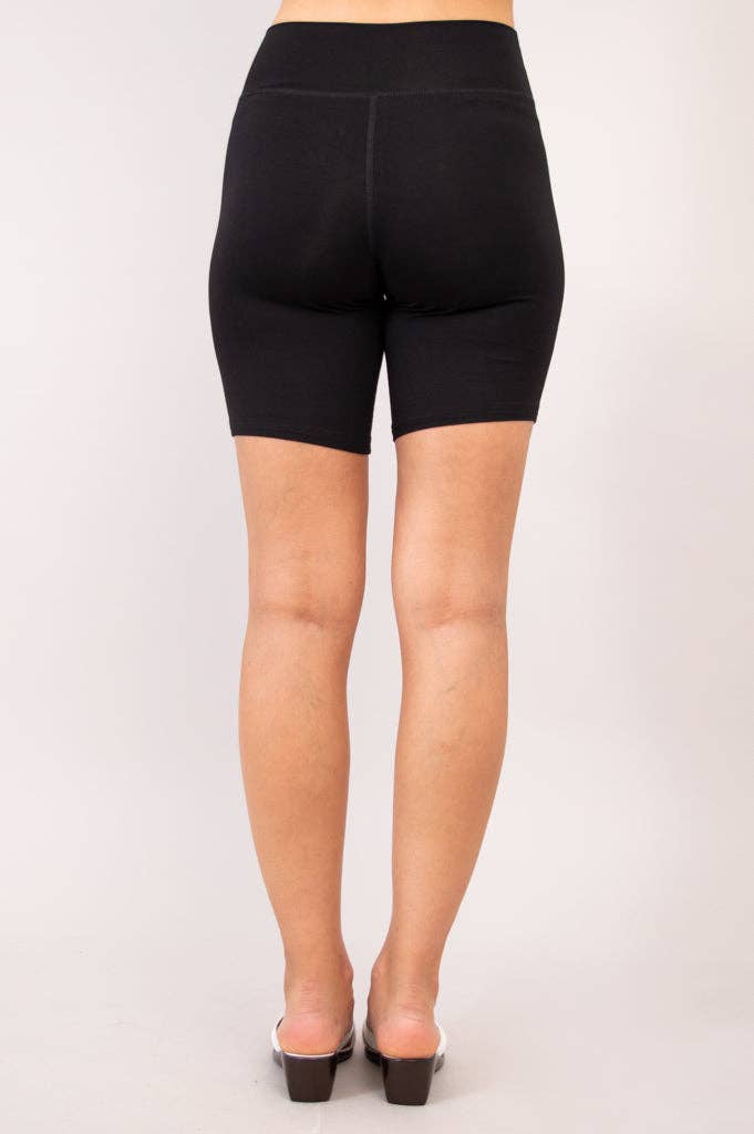 Blue Sky Clothing Co LLC - Hallie Shorts, Black, Bamboo: MEDIUM