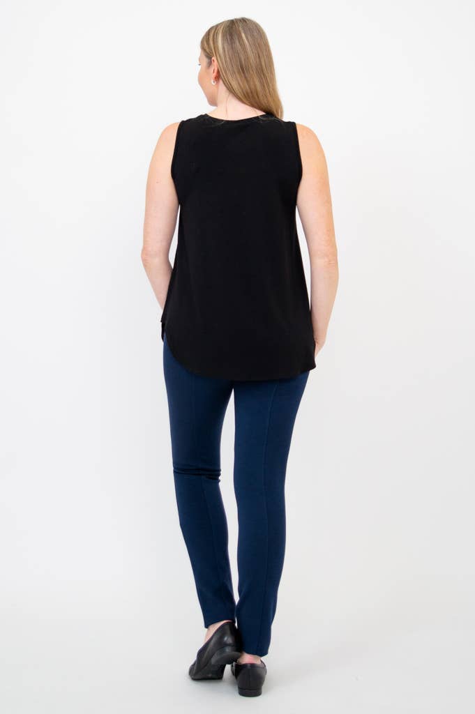 BSC - Jazz Tank, Black, Bamboo: XLARGE