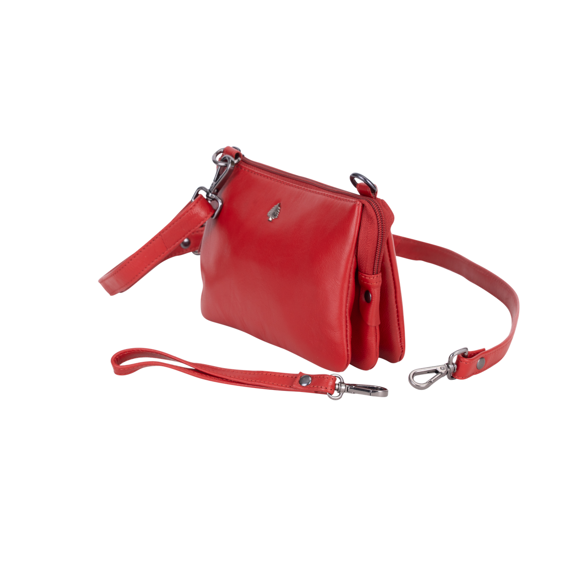 Greenwood Leather - Women's Shoulder Bag Ruby: Red