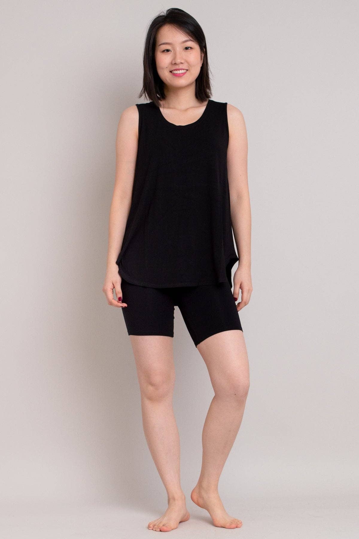 Blue Sky Clothing Co LLC - Hallie Shorts, Black, Bamboo: MEDIUM