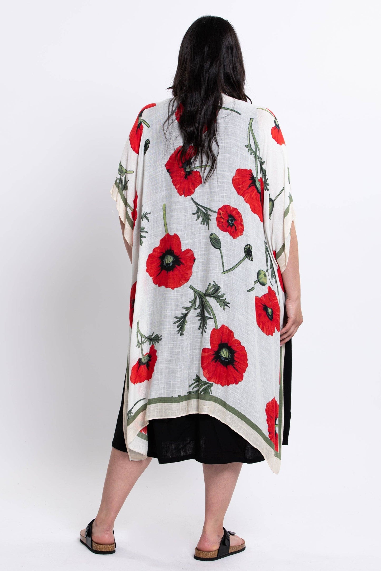 Blue Sky Clothing Co LLC - Darcy #46, Crimson Bloom: One Size