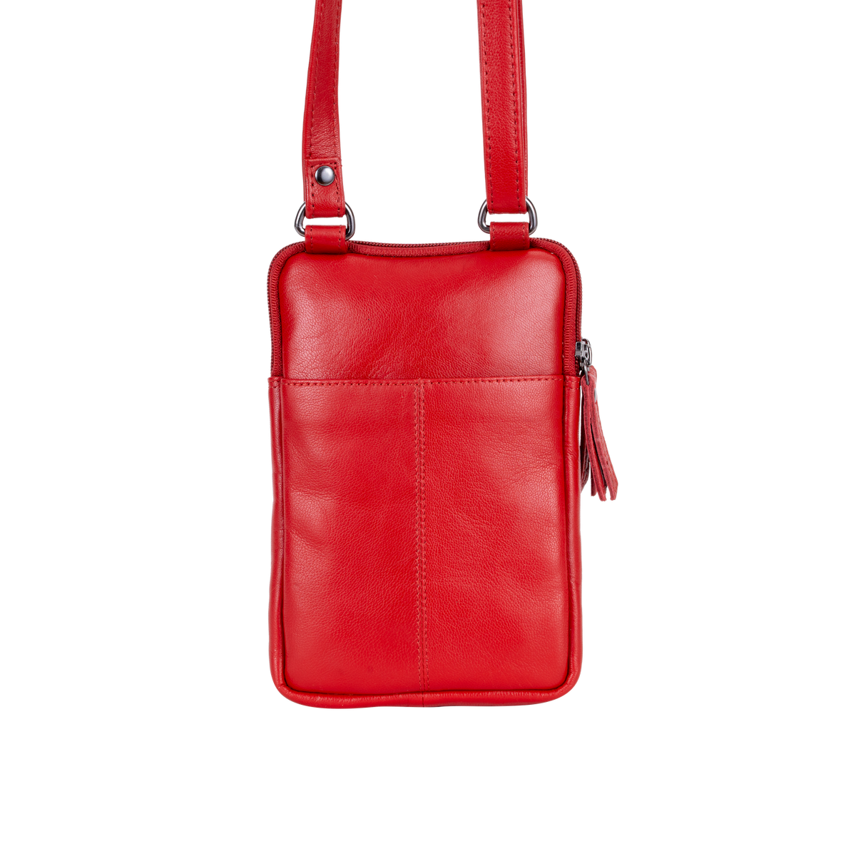 Greenwood Leather - Greenwood Oslo Compact Crossbody : Red