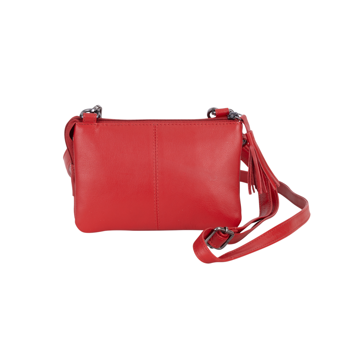 Greenwood Leather - Women's Shoulder Bag Ruby: Red