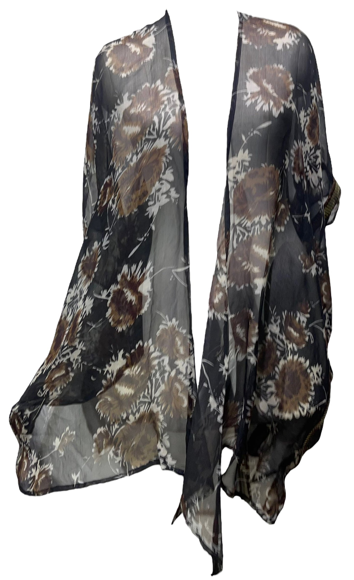 PRG5136 Avatar Sheer Pure Silk Cardigan