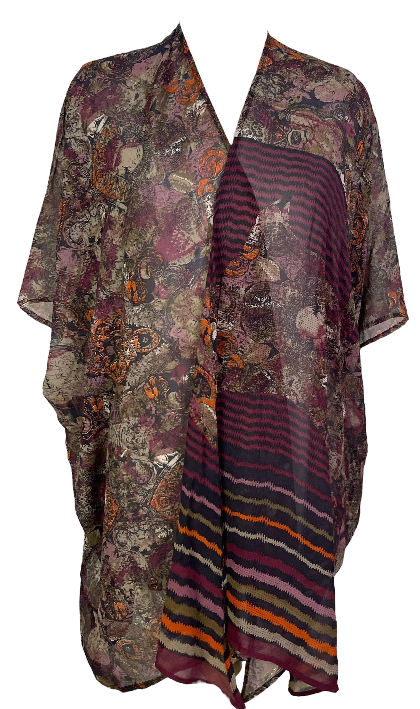 PRG7096 Sheer Avatar Pure Silk Cardigan