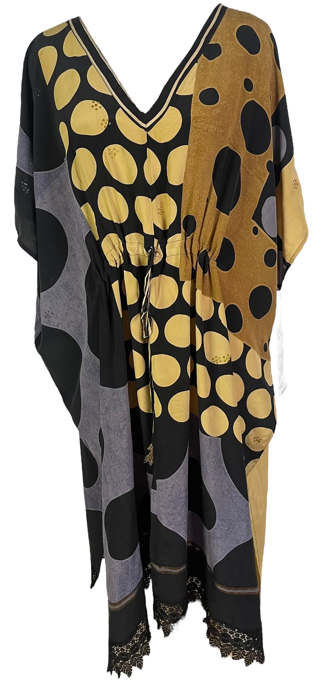 PRC6769 Avatar Pure Silk Maxi Kaftan