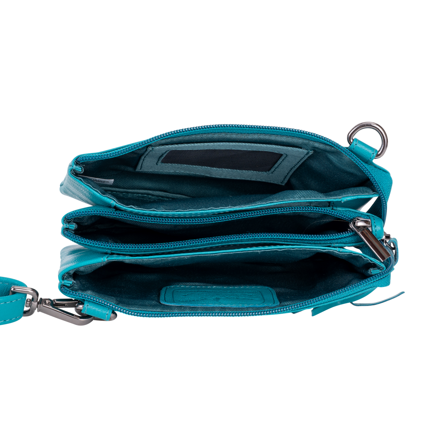 Greenwood Leather - Women's Shoulder Bag Ruby: Turquoise