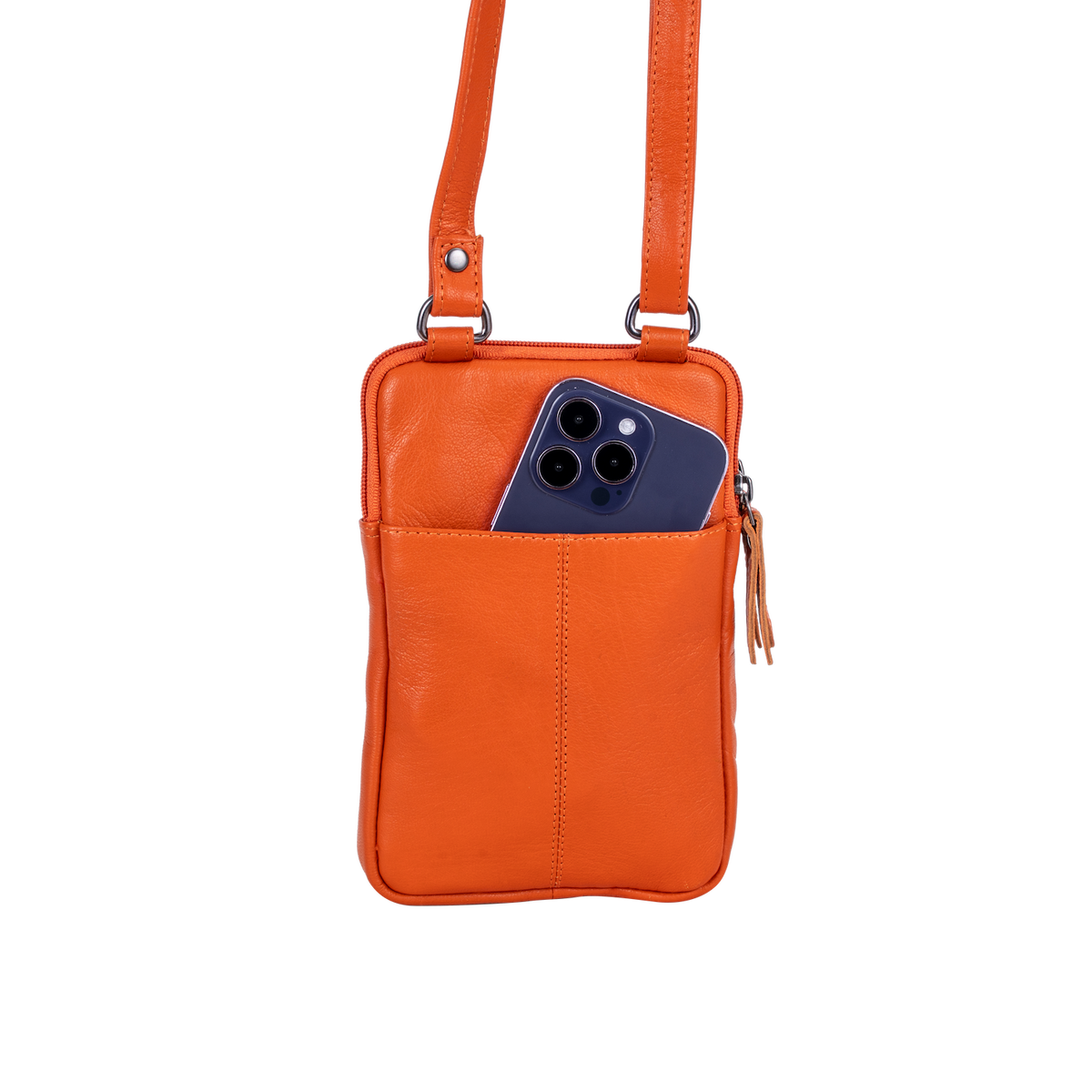 Greenwood Leather - Greenwood Oslo Compact Crossbody : Red