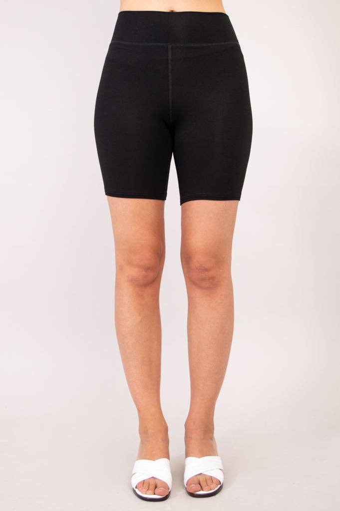 Blue Sky Clothing Co LLC - Hallie Shorts, Black, Bamboo: MEDIUM