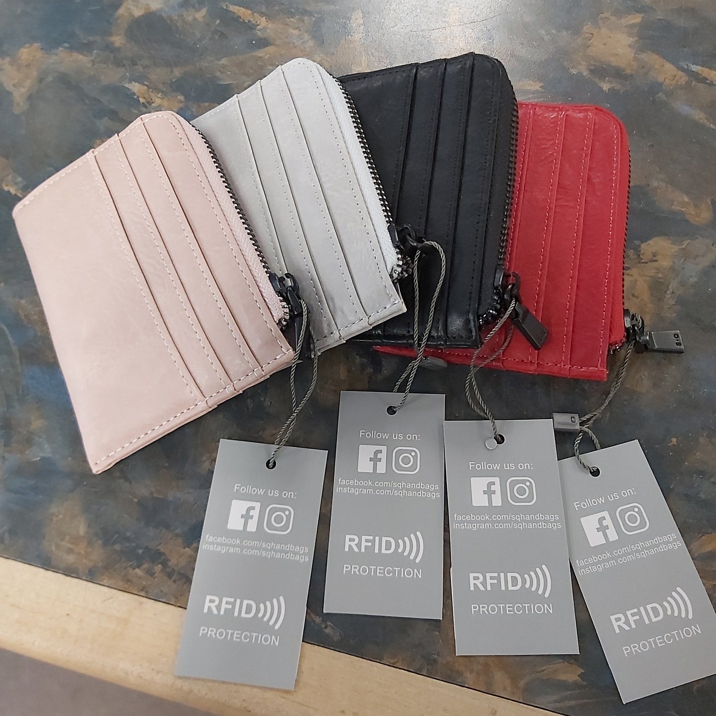 SQ Rfid Card holder coin purse
