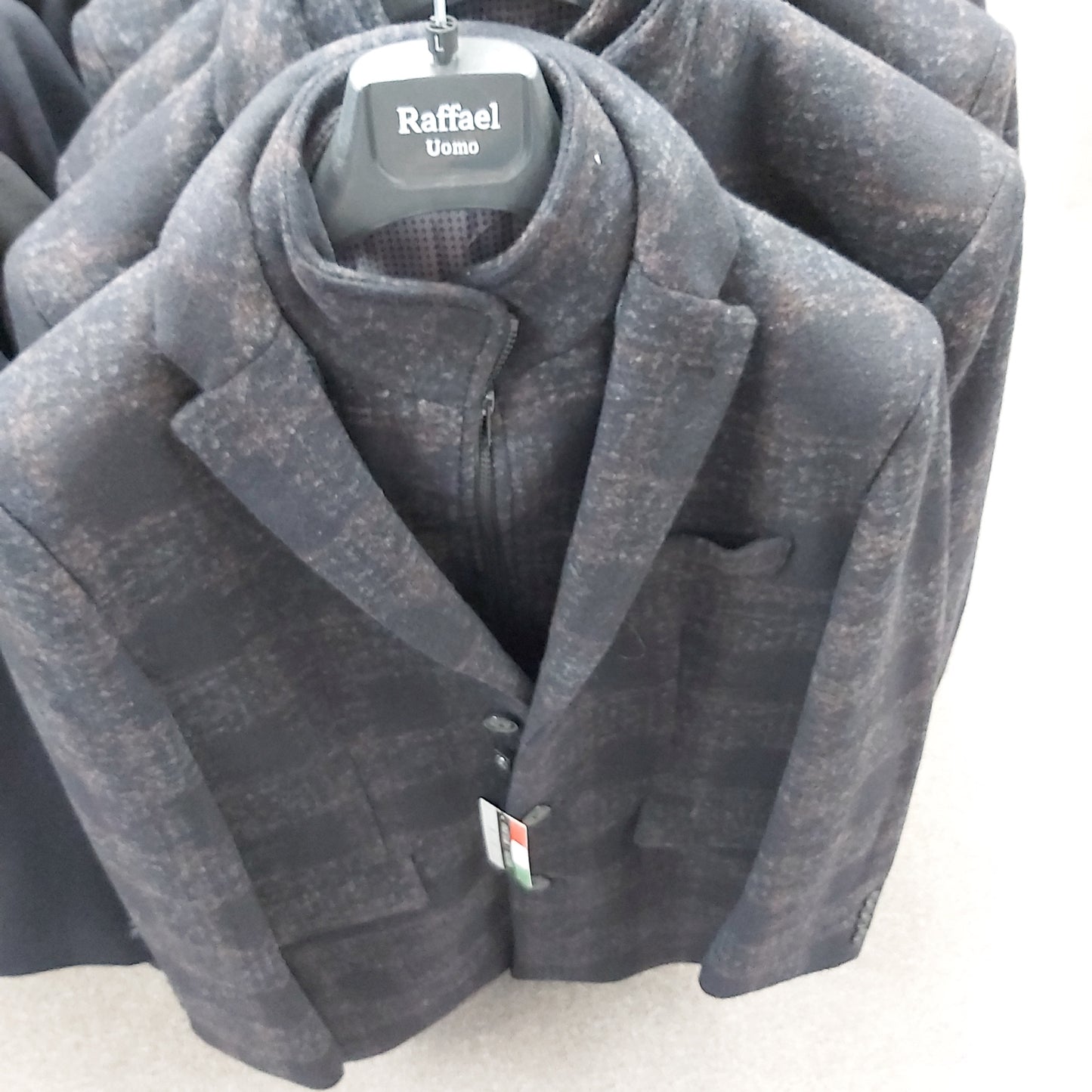 R U MENS WOOL 3/4 COAT