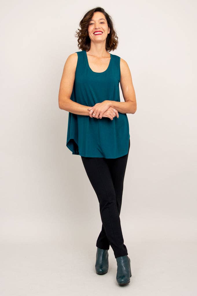 - Jazz Tank, Teal, Bamboo: LARGE