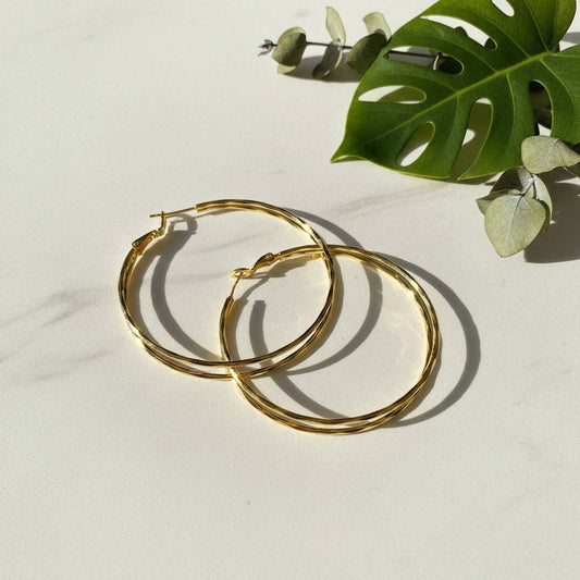 Suzie Blue Canada - Double Strand Hoop Earring