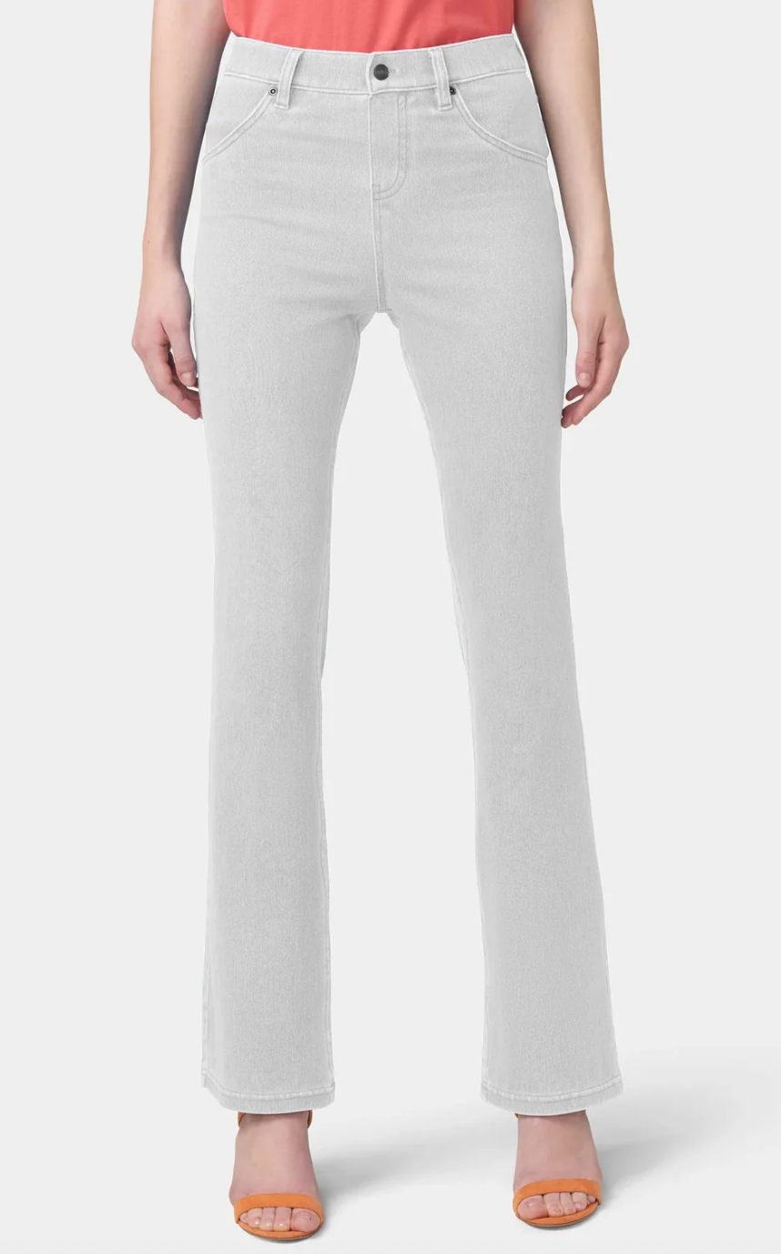 HUE Canada - Ultra Soft Denim Baby Bootcut: Black Indigo Wash / XS