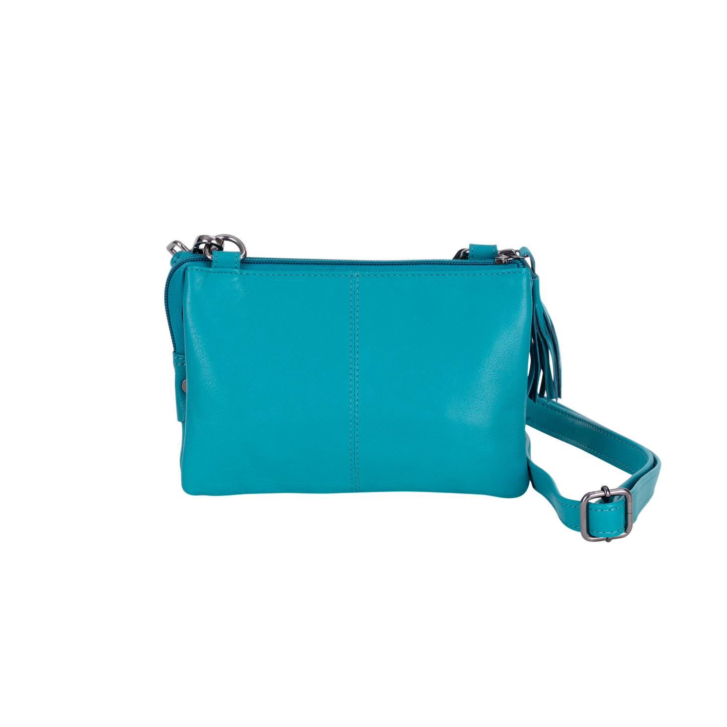 Greenwood Leather - Women's Shoulder Bag Ruby: Turquoise