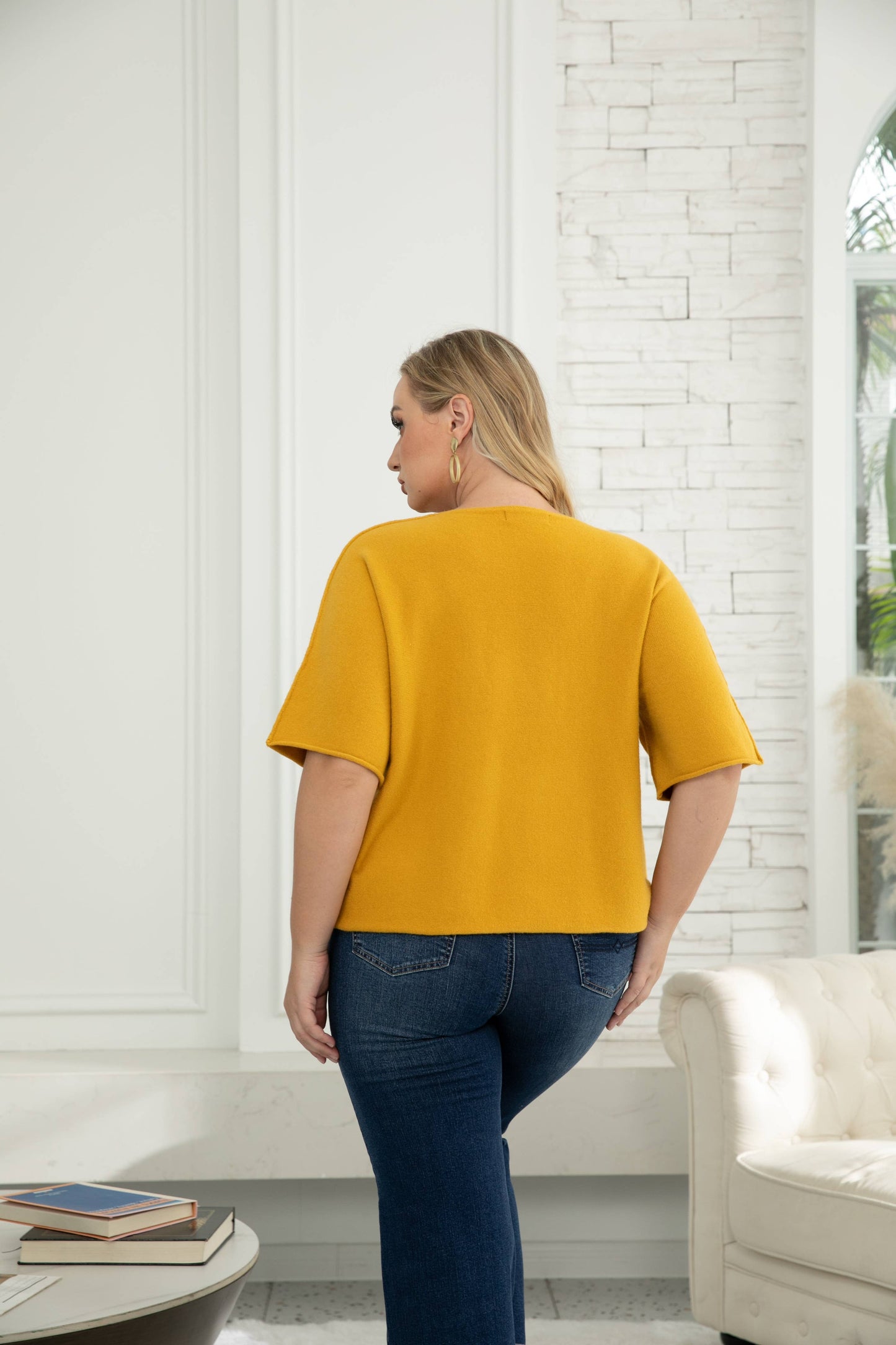 OFV - Talullah's Knit Top: Grey / One size
