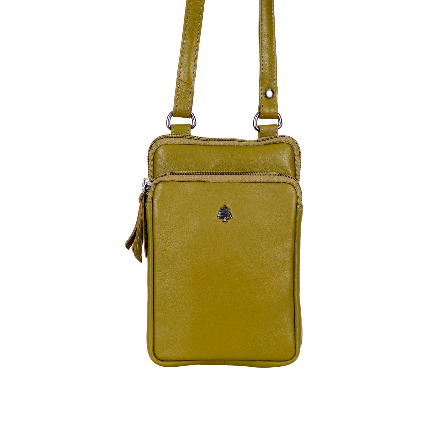 Greenwood Leather - Greenwood Oslo Compact Crossbody : Orange