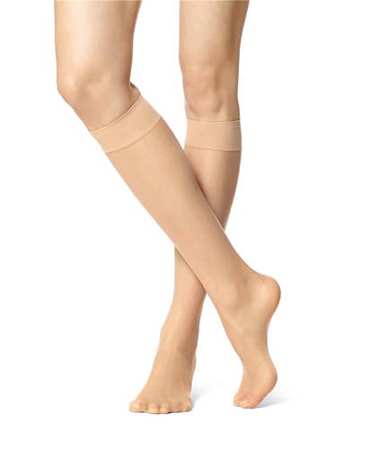 HUE Canada - Sheer Knee High Value  2 Pair Pack: Bare / OS