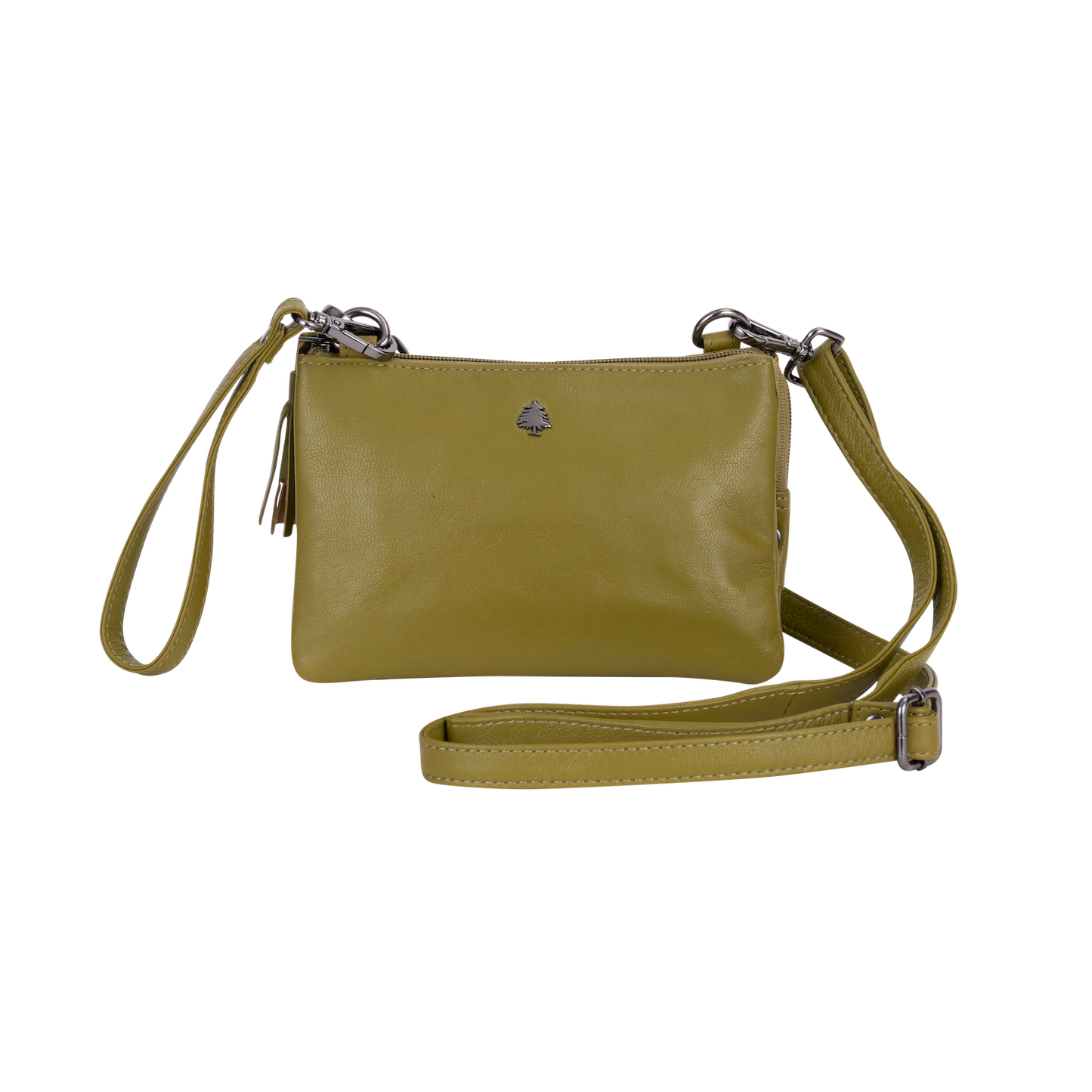 Greenwood Leather - Women's Shoulder Bag Ruby: Tan