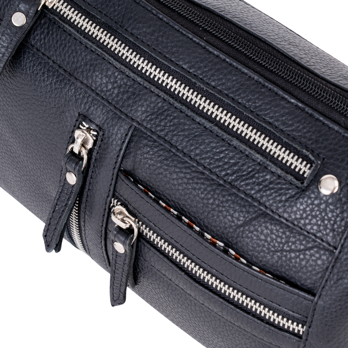 Greenwood Leather - Greenwood Leather Crossbody Bag – Stylish, Functional & Time: Black