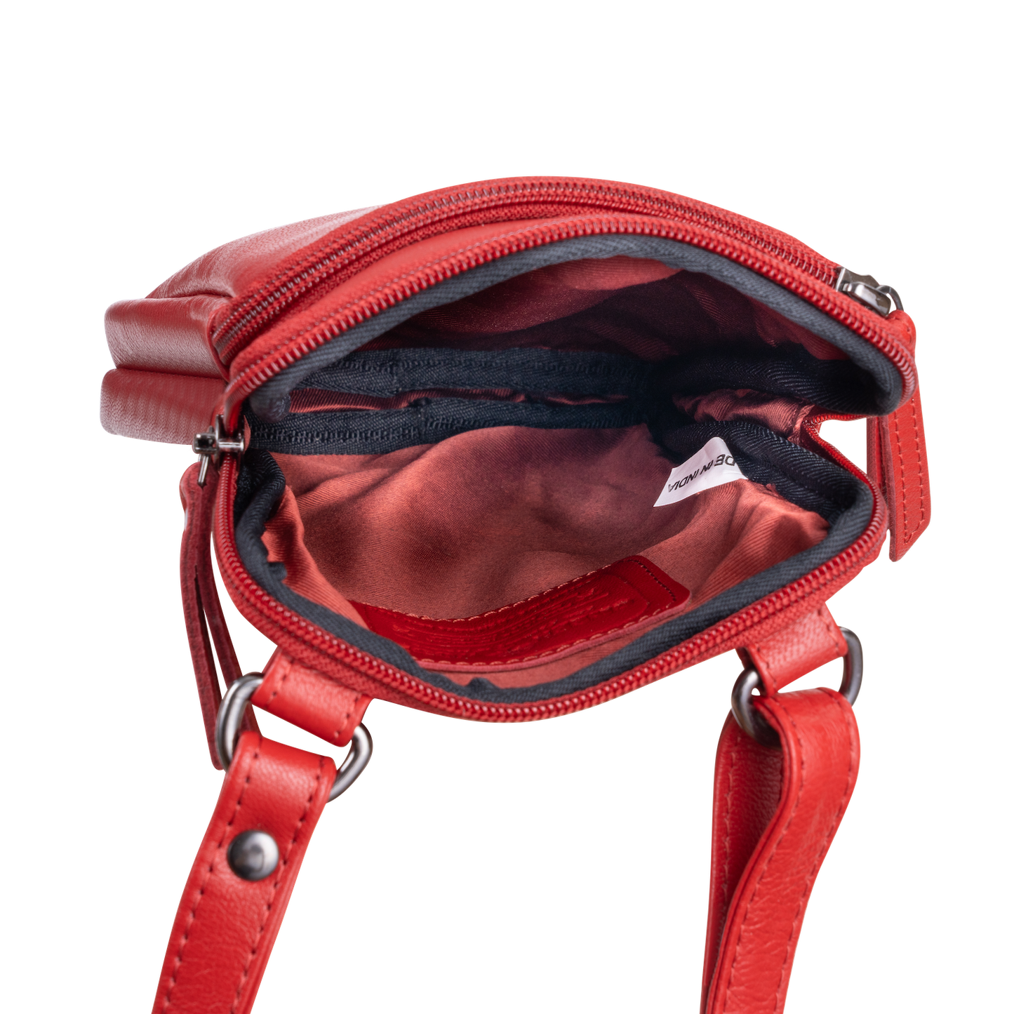 Greenwood Leather - Greenwood Oslo Compact Crossbody : Orange