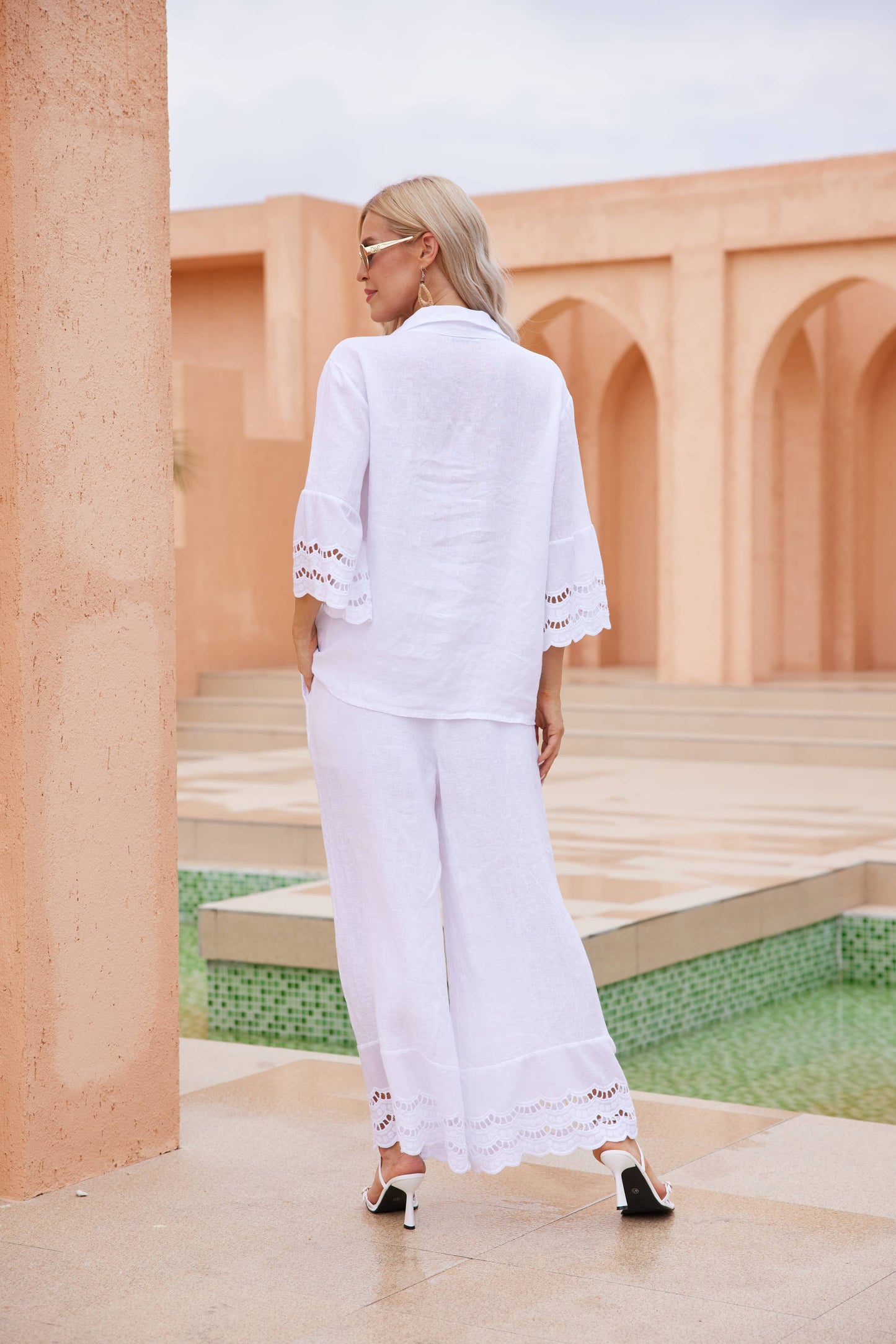 OFV - Violet's Delicate Top: White / S/M-L/XL