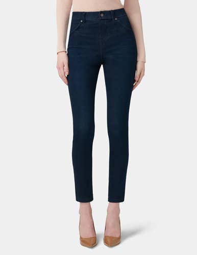 HUE Canada - Ultra Soft Denim Leggings: Black Ind / XL