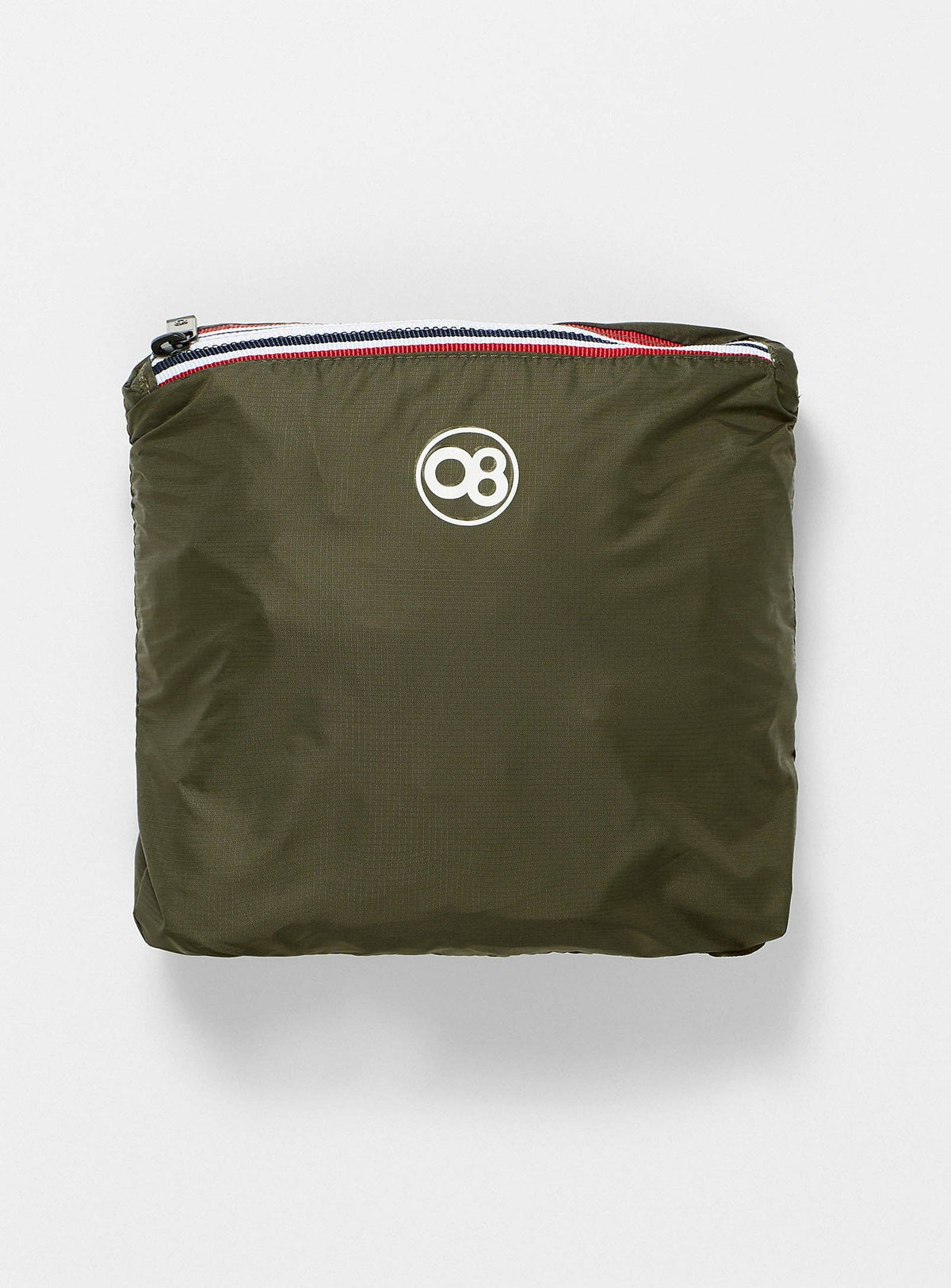 O8 Lifestyle - Women Boyfriend fit - Torba Full Zip Packable Rain Jacket and windbreaker: XS