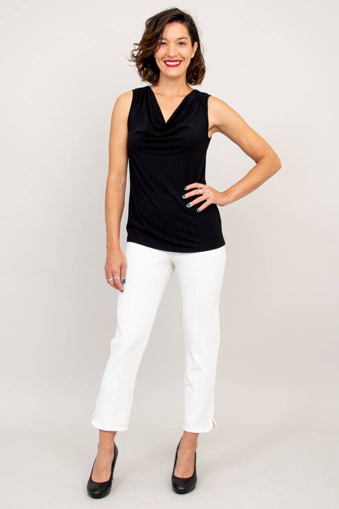 Blue Sky Clothing Co LLC - Charisse Tank, Black, Bamboo: XLARGE