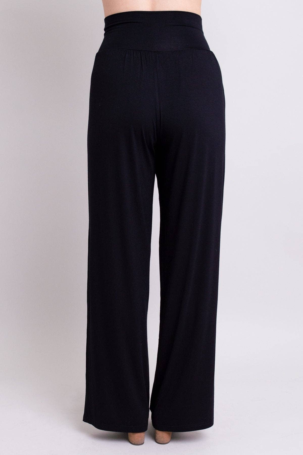 - Gaylene Pant, Black, Bamboo: LARGE