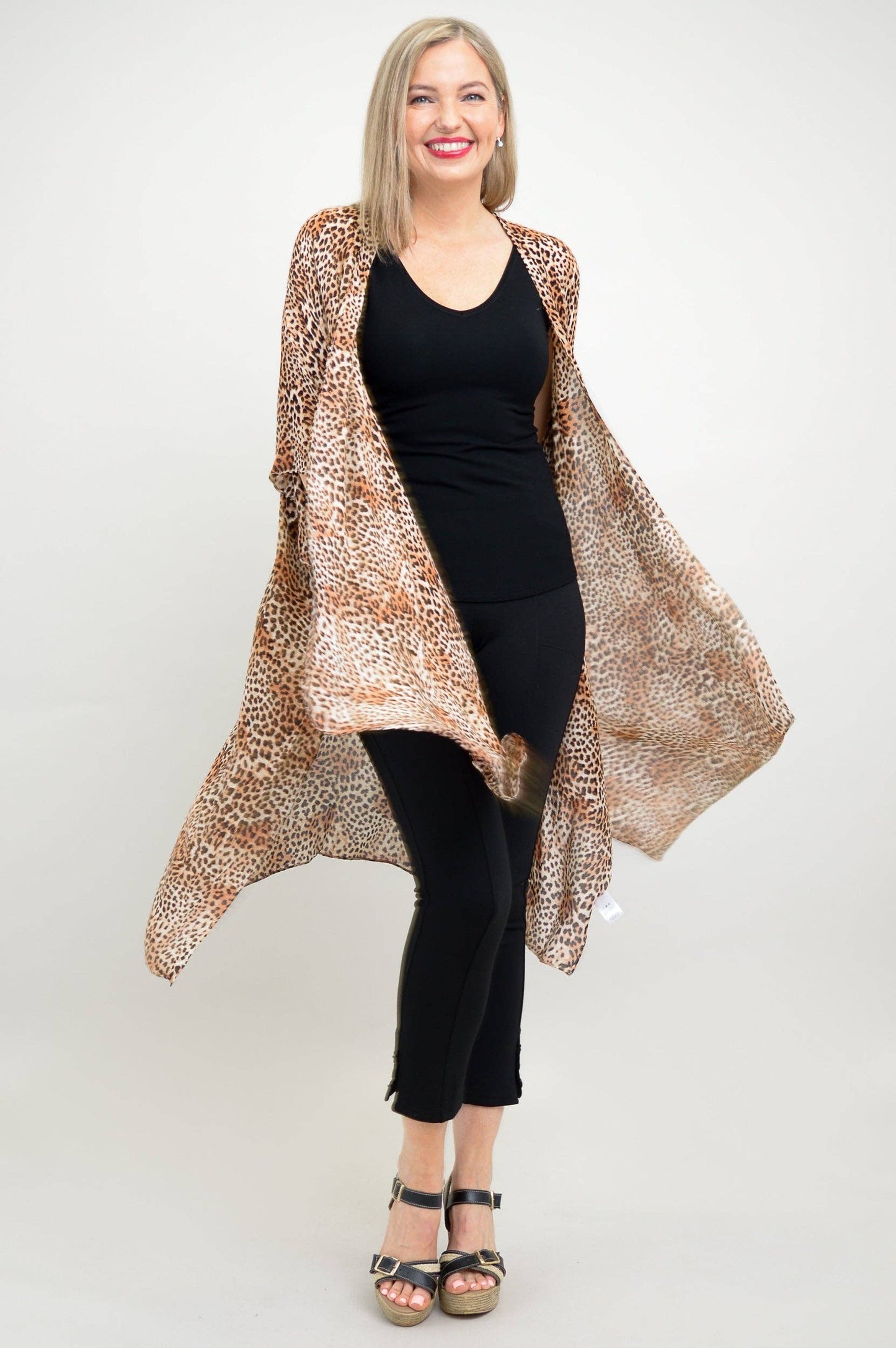 Blue Sky Clothing Co LLC - Darcy, Gold Jungle, One Size: One Size