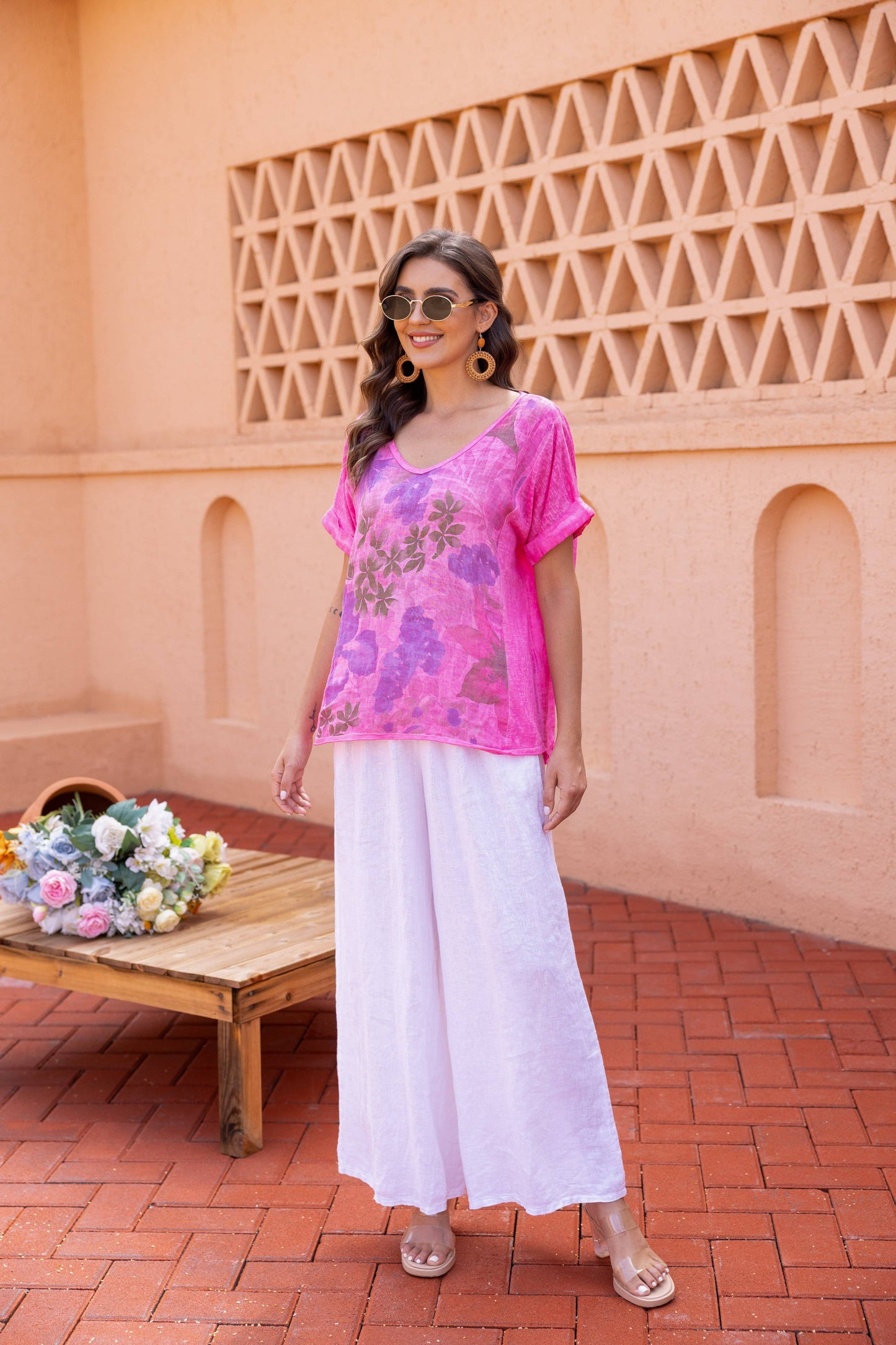 OFV - Purple Petal Coldwash Top: Fango / S/M-L/XL