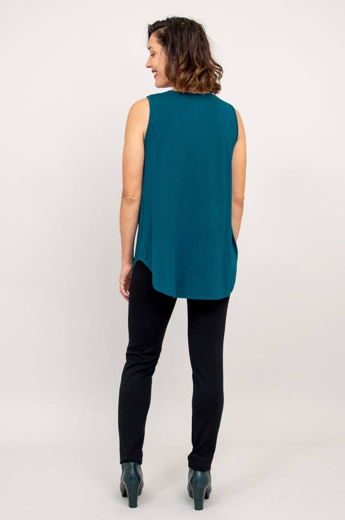 - Jazz Tank, Teal, Bamboo: LARGE