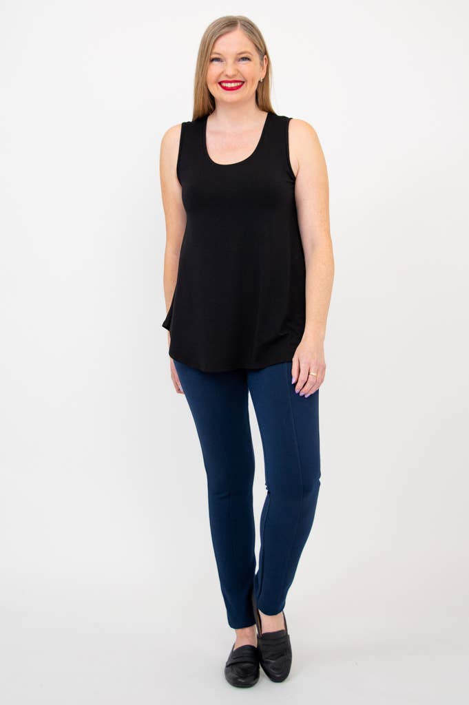 BSC - Jazz Tank, Black, Bamboo: XLARGE