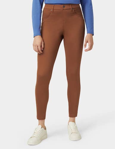 HUE Canada - Ultra Soft Denim Leggings: Steeley Blue / M
