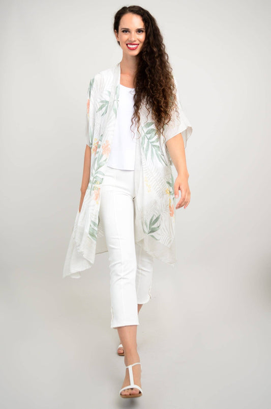 Blue Sky Clothing Co LLC - Darcy, Peachy Palm, One Size: One Size