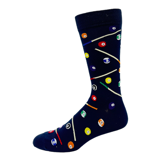 Dot-Line Design - Crazy Toes Men's Billiard
