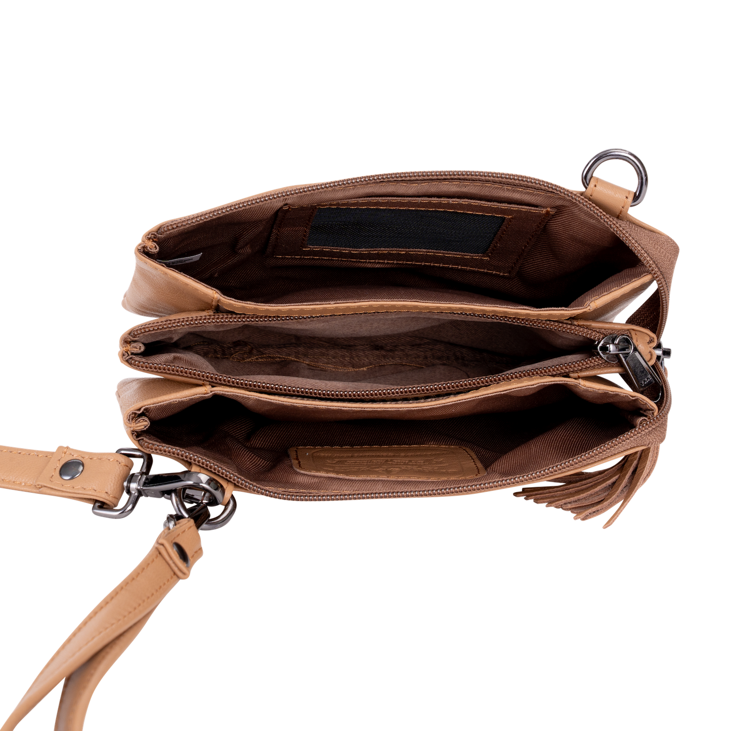 Greenwood Leather - Women's Shoulder Bag Ruby: Tan