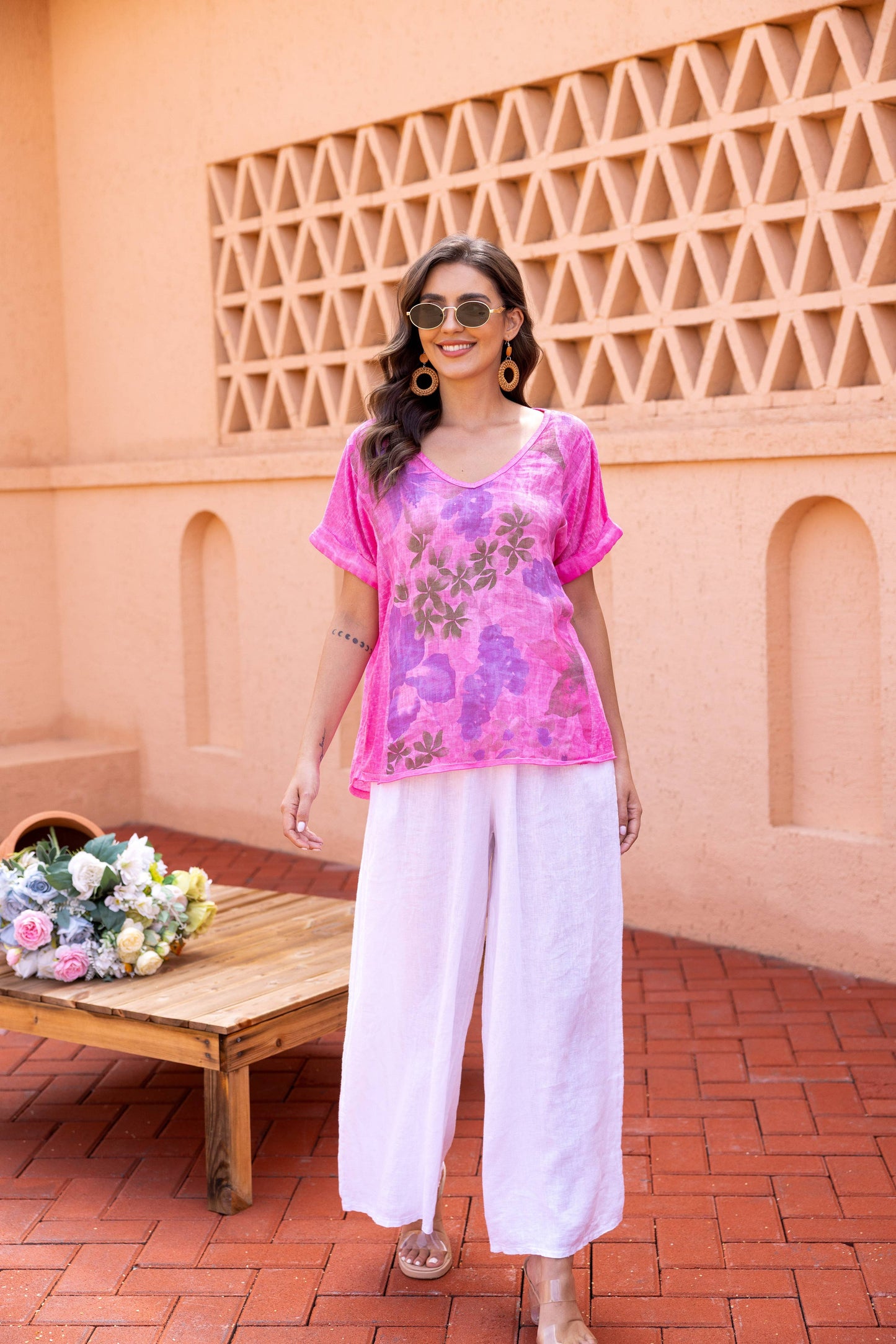 OFV - Purple Petal Coldwash Top: Fango / S/M-L/XL