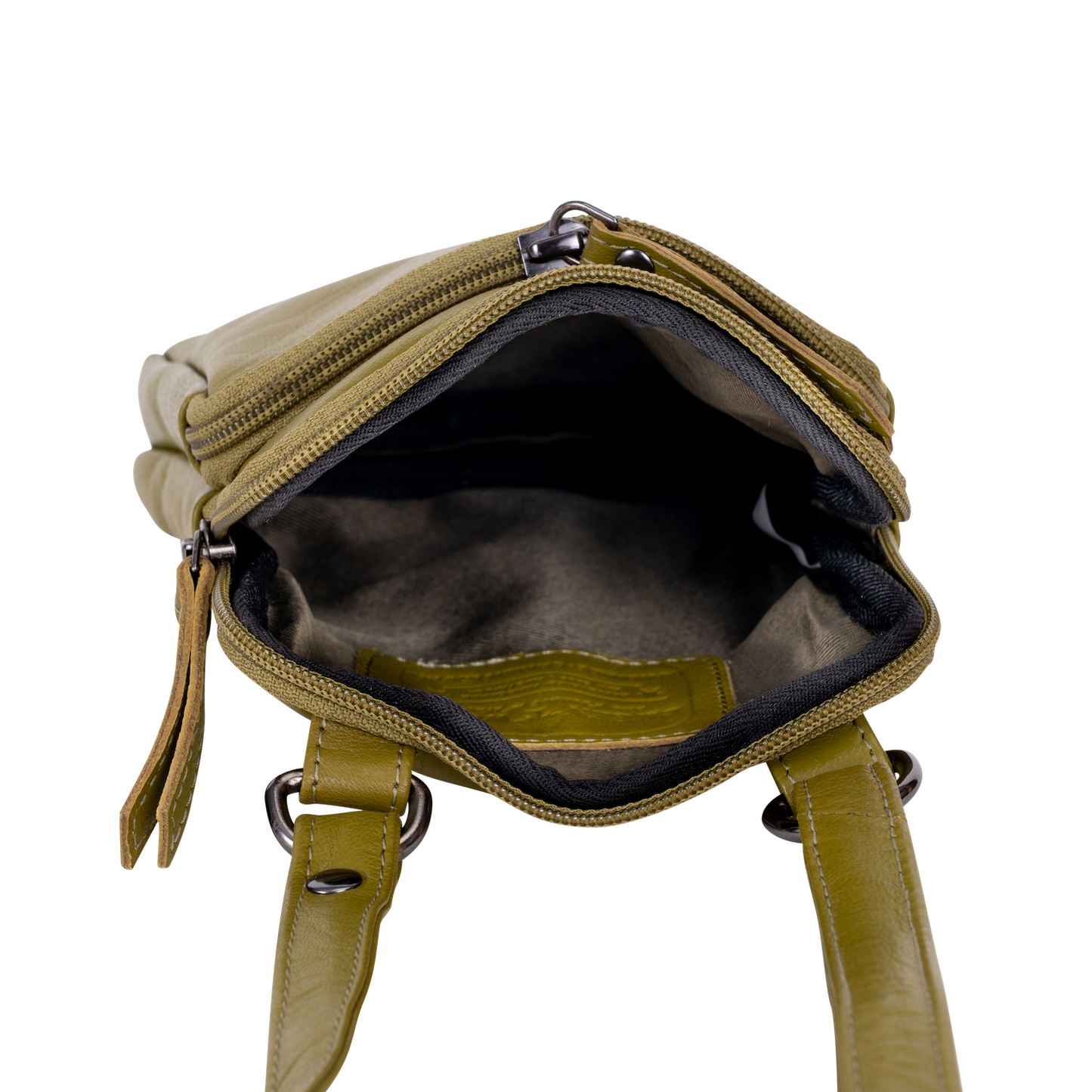Greenwood Leather - Greenwood Oslo Compact Crossbody : Orange