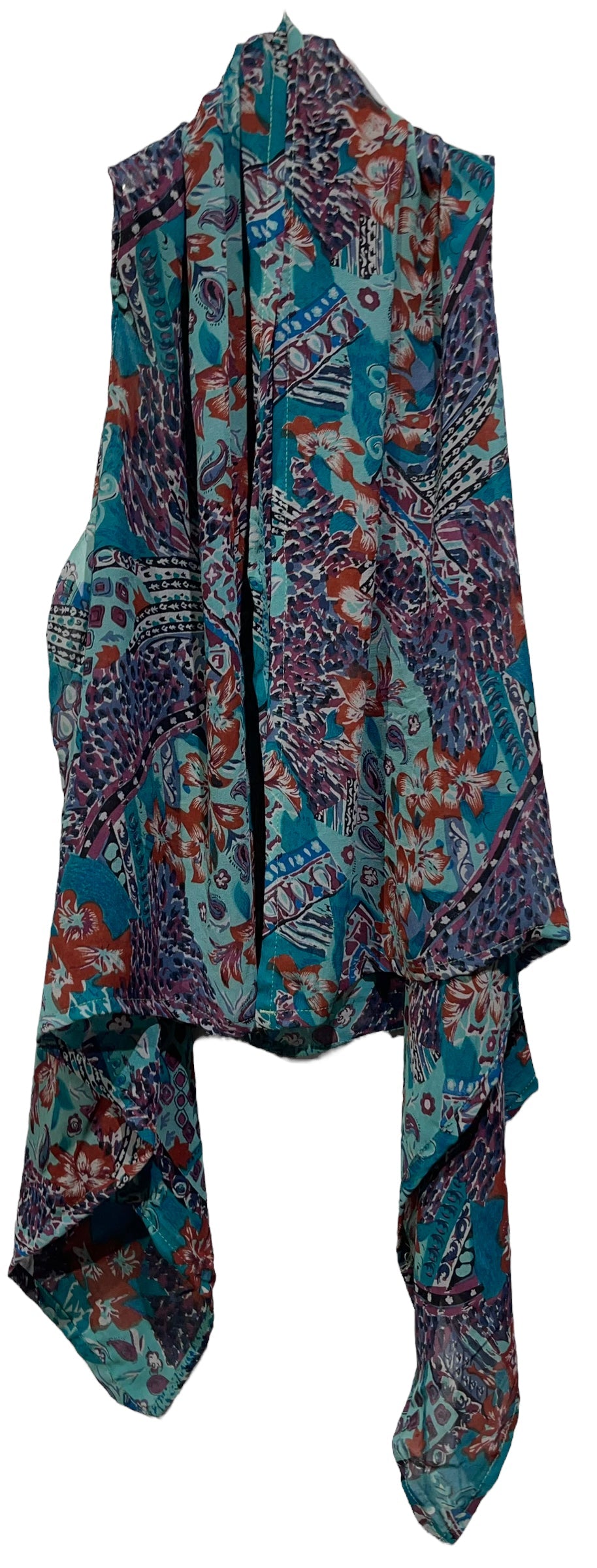 PRG4797  Sheer Avatar Pure Silk Versatile Vest