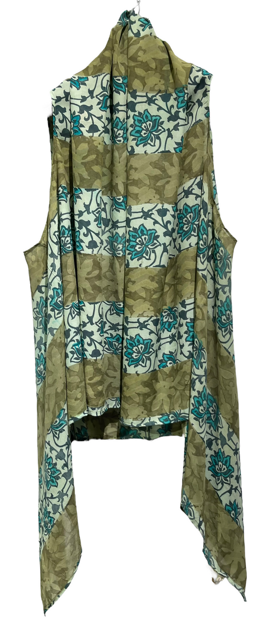 Miriam Laufer Sheer Avatar Pure Silk Vest