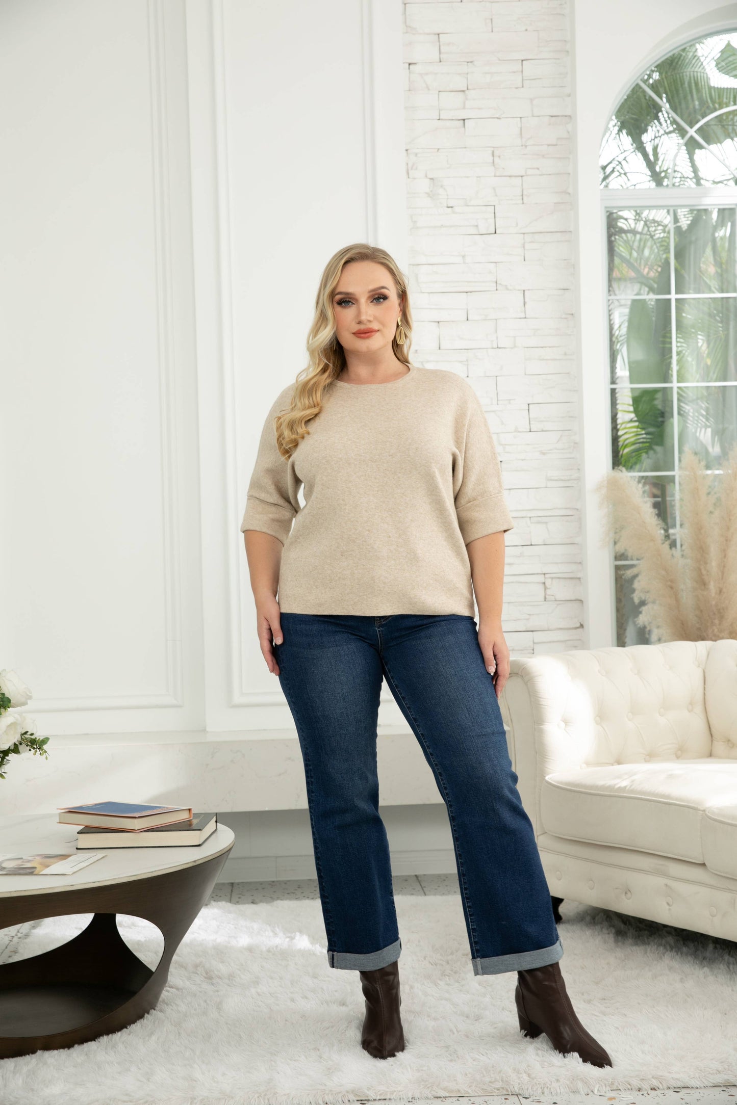 OFV- Talullah's Knit Top: Forest / One size
