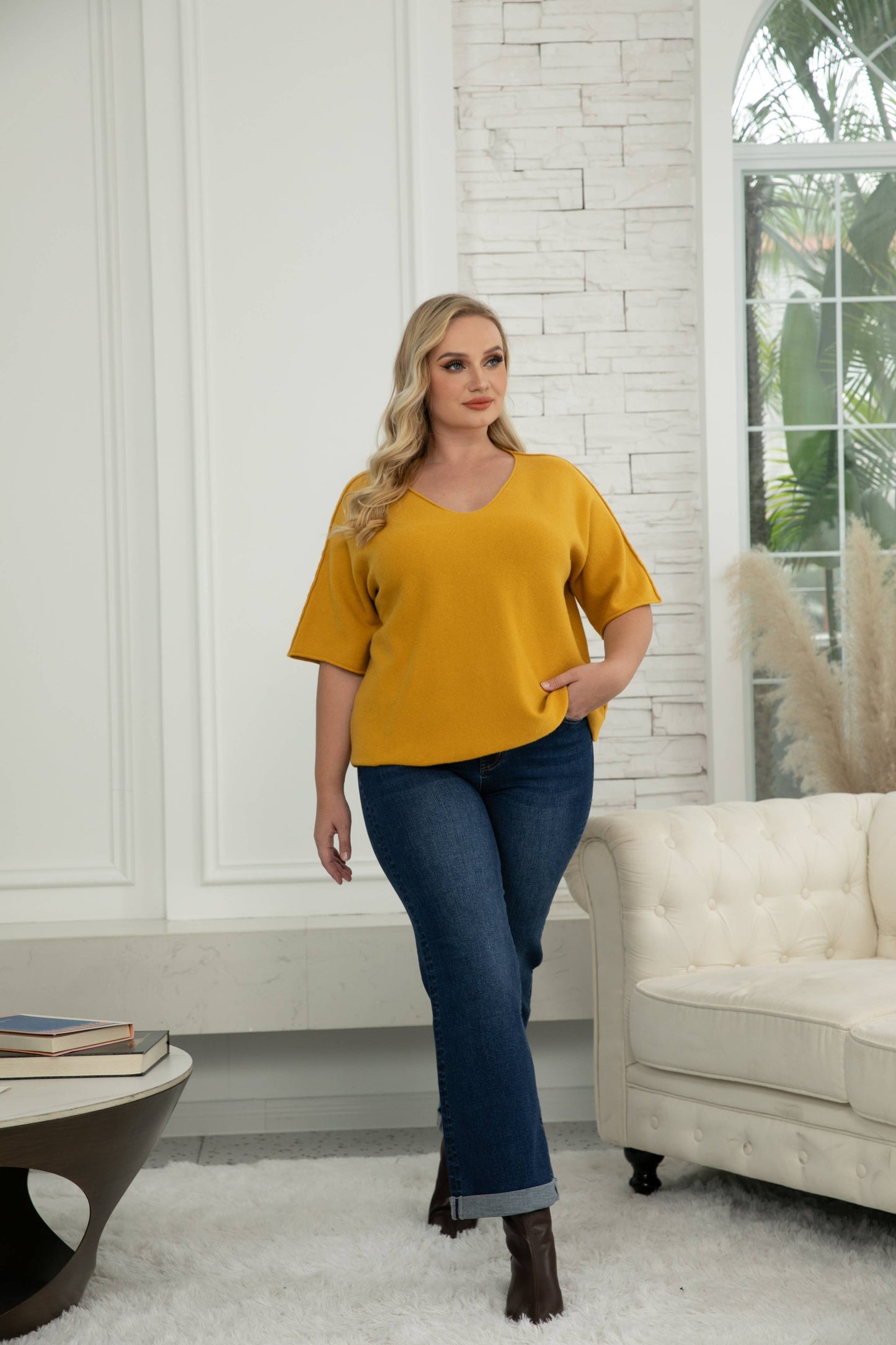 OFV- Talullah's Knit Top: Forest / One size