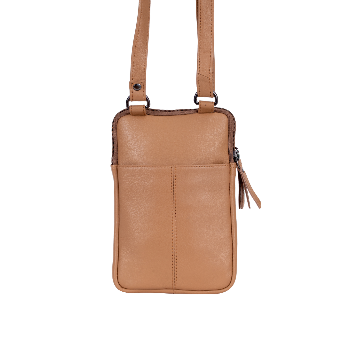 Greenwood Leather - Greenwood Oslo Compact Crossbody : Orange
