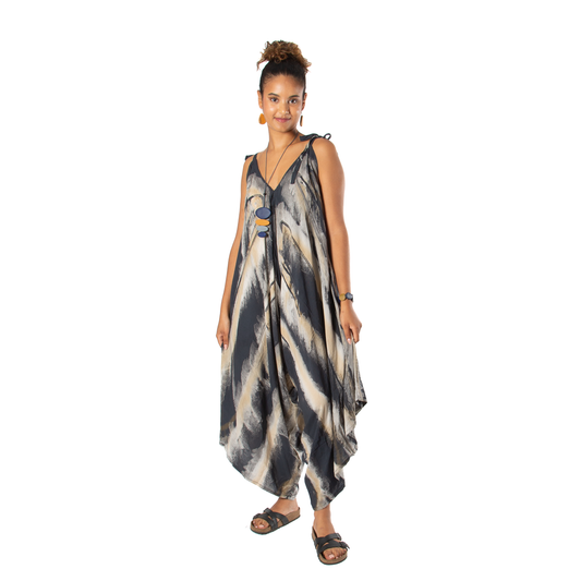 Romper - Grey & Gold Mix