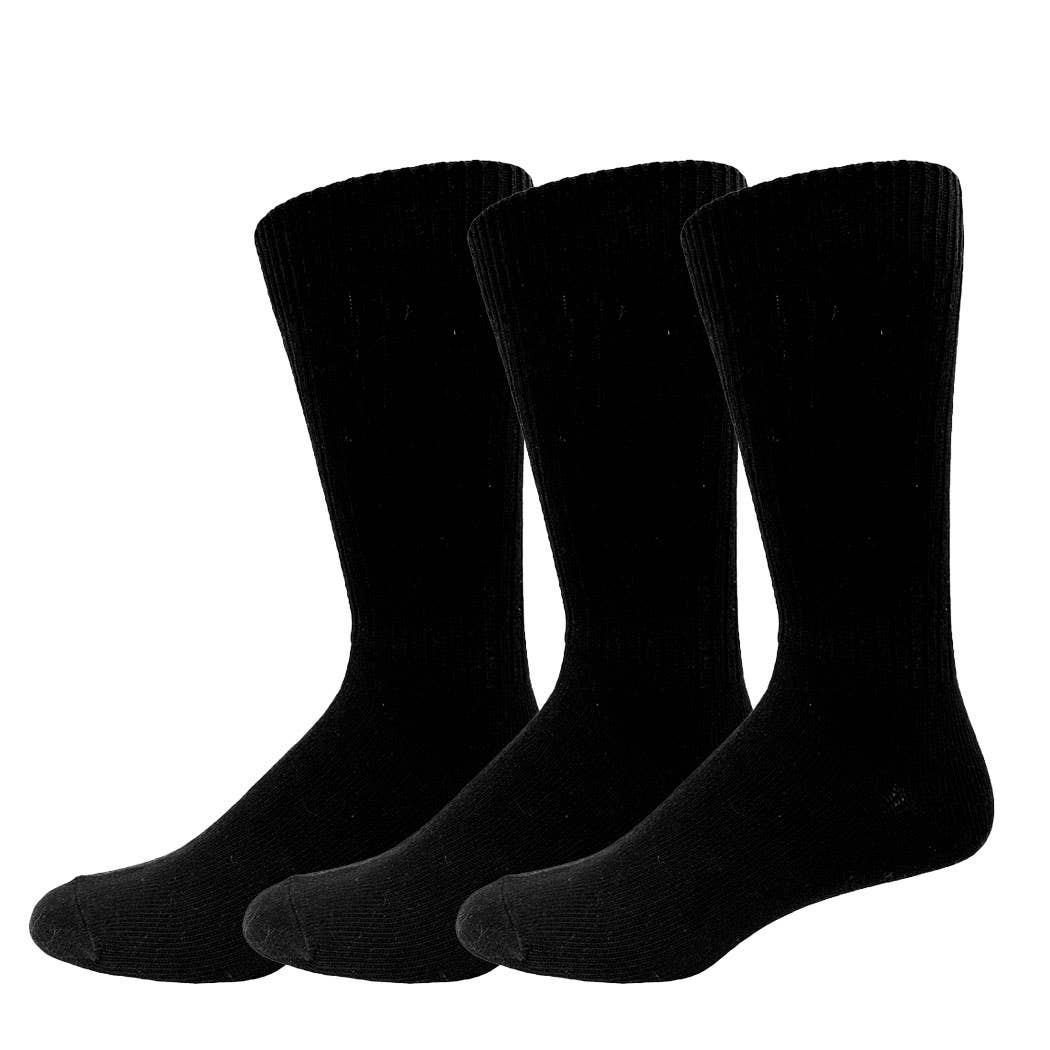Dot- Men's Cotton  Crew 3 : Black Combo