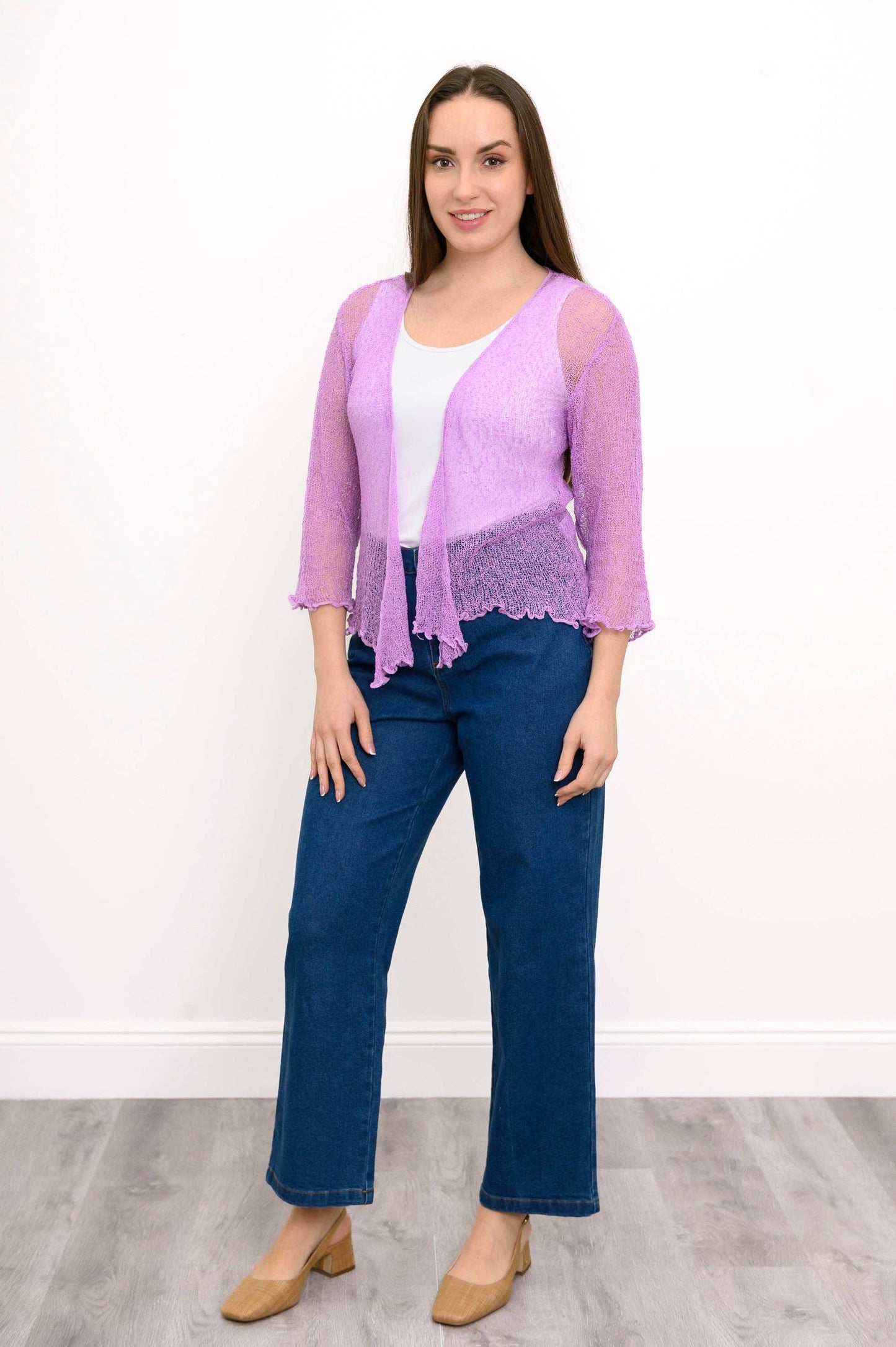 Blue Sky Clothing Co LLC - Short Shrug: Cream / One Size