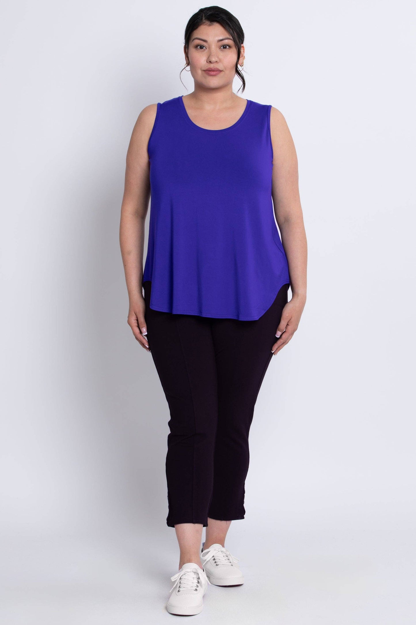 BSC- Jazz Tank, Violet, Bamboo: MEDIUM